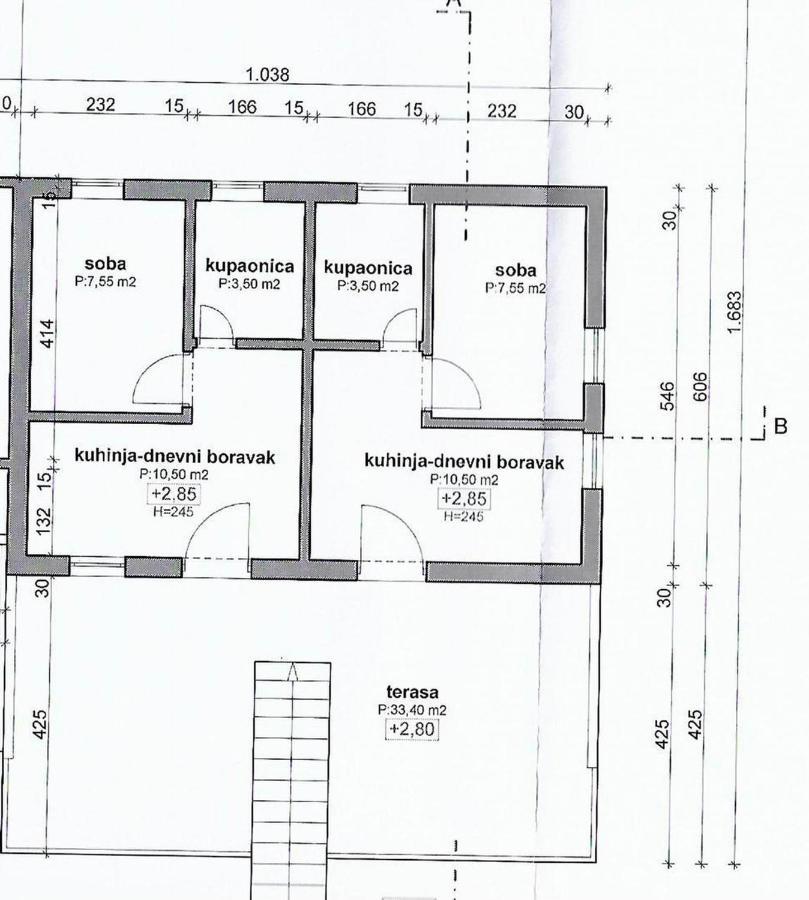 Appartement Apartman Giulitta à Porat  Extérieur photo